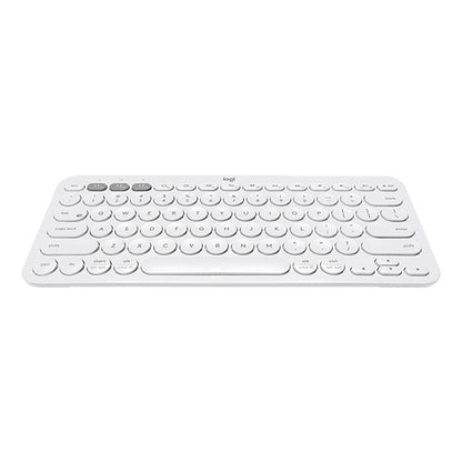 Logitech K380 Portable Multi-Device Wireless Bluetooth Keyboard (White) - Wireless Keyboard by Logitech | Online Shopping South Africa | PMC Jewellery | Buy Now Pay Later Mobicred