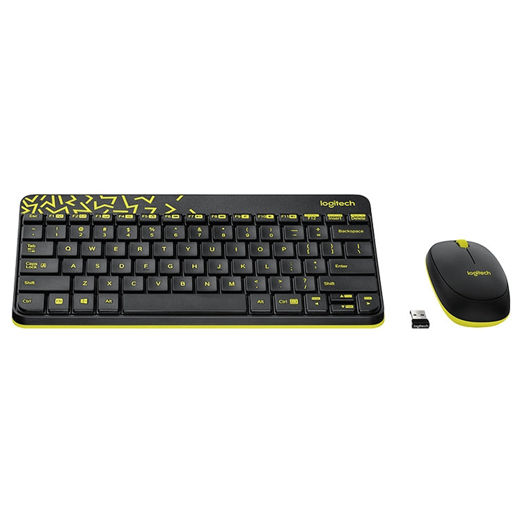 Logitech MK240 Nano Wireless Keyboard and Mouse Set(Black) - Wireless Keyboard by Logitech | Online Shopping South Africa | PMC Jewellery | Buy Now Pay Later Mobicred