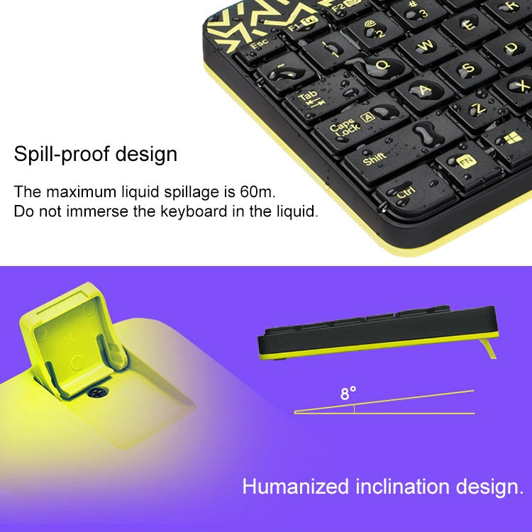 Logitech MK240 Nano Wireless Keyboard and Mouse Set(Black) - Wireless Keyboard by Logitech | Online Shopping South Africa | PMC TechLife | Buy Now Pay Later Mobicred