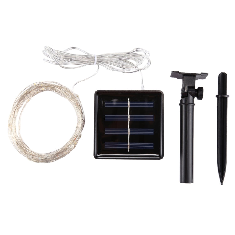 20m 200 LEDs SMD 0603 Solar Panel Silver Wire String Light Fairy Lamp Decorative Light, DC 5V (Colorful Light) - free shipping - PMC TechLife - Order now!