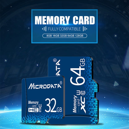 MICRODATA 64GB U3 Blue TF(Micro SD) Memory Card - Micro SD Card by MiCRODATA | Online Shopping South Africa | PMC Jewellery