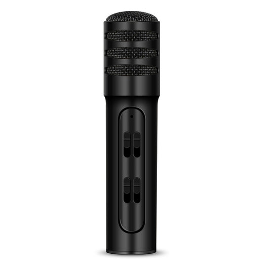 BGN-C7 Condenser Microphone Dual Mobile Phone Karaoke Live Singing Microphone Built-in Sound Card(Black) - Microphone by PMC Jewellery | Online Shopping South Africa | PMC Jewellery