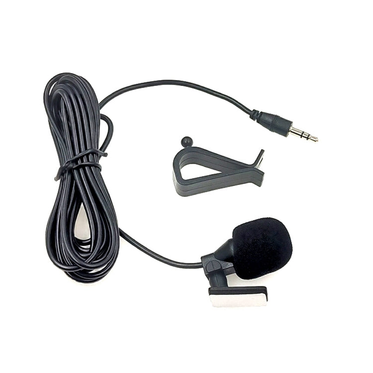 ZJ015MR Stereo 3.5mm Straight Plug Car Navigation DVD External Paste Microphone, Length: 3m - free shipping - PMC TechLife - Order now!