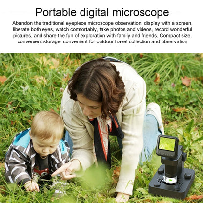 APEXEL MS003 Outdoor Portable HD Digital Microscope with Base - Digital Microscope by APEXEL | Online Shopping South Africa | PMC Jewellery | Buy Now Pay Later Mobicred