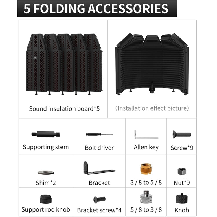 XTUGA BURNER Pro 5 Door Recording Microphone Isolation Shield - free shipping - PMC TechLife - Order now!