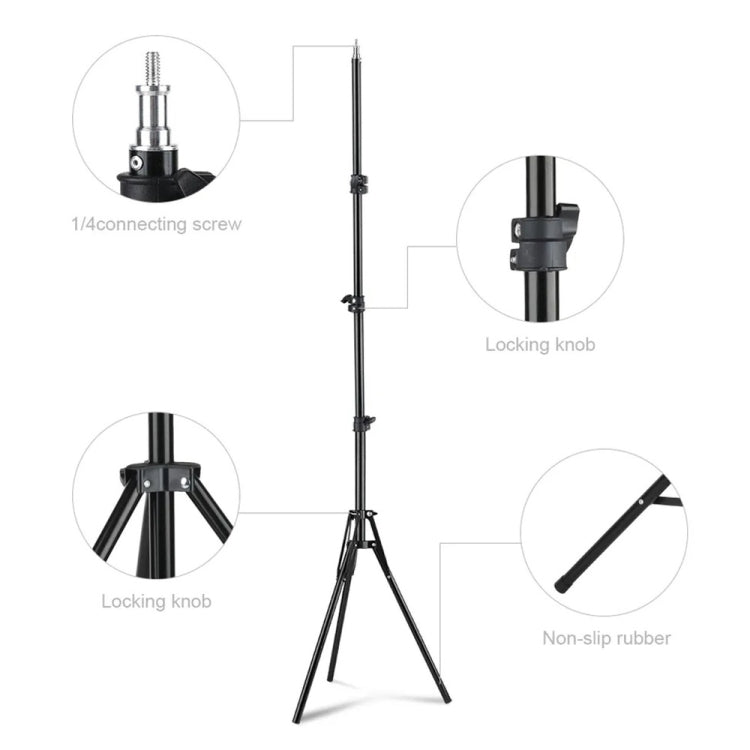 XTUGA UL-03 Live Light Tripod Lift Floor Microphone Stand - Stand by XTUGA | Online Shopping South Africa | PMC Jewellery