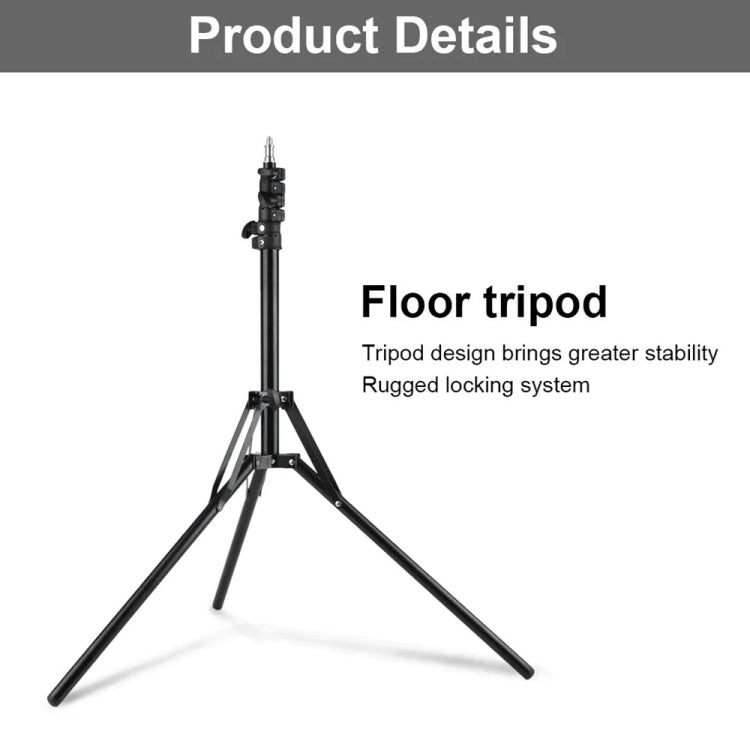 XTUGA UL-03 Live Light Tripod Lift Floor Microphone Stand - Stand by XTUGA | Online Shopping South Africa | PMC Jewellery