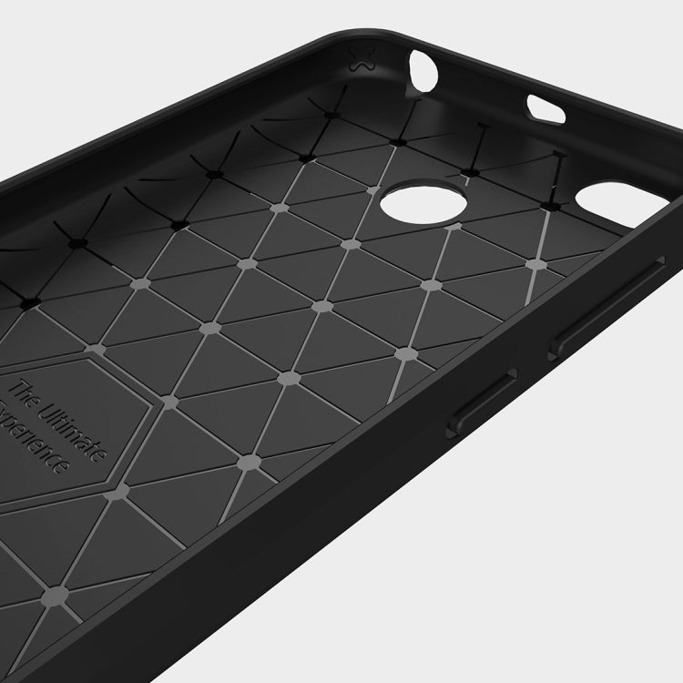 For Xiaomi  Redmi 4X  Brushed Carbon Fiber Texture Shockproof TPU Protective Cover Case(Red) - free shipping - PMC TechLife - Order now!