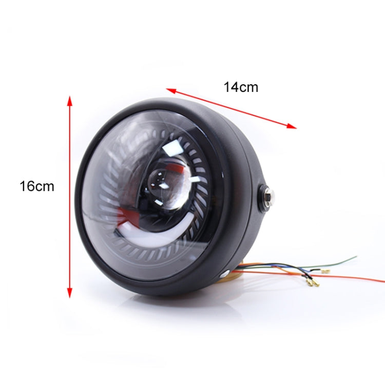 Motorcycle 5.75 inch Headlight Retro Lamp LED Light DC12V / 40W/ 6000K / 2800LM - Headlights by PMC TechLife | Online Shopping South Africa | PMC TechLife