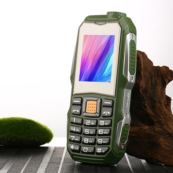 L9 Triple Proofing Elder Phone, Waterproof Shockproof Dustproof, 3800mAh Battery, 1.8 inch, 21 Keys, LED Flashlight, FM, Dual SIM(Green) - Others by PMC Jewellery | Online Shopping South Africa | PMC Jewellery