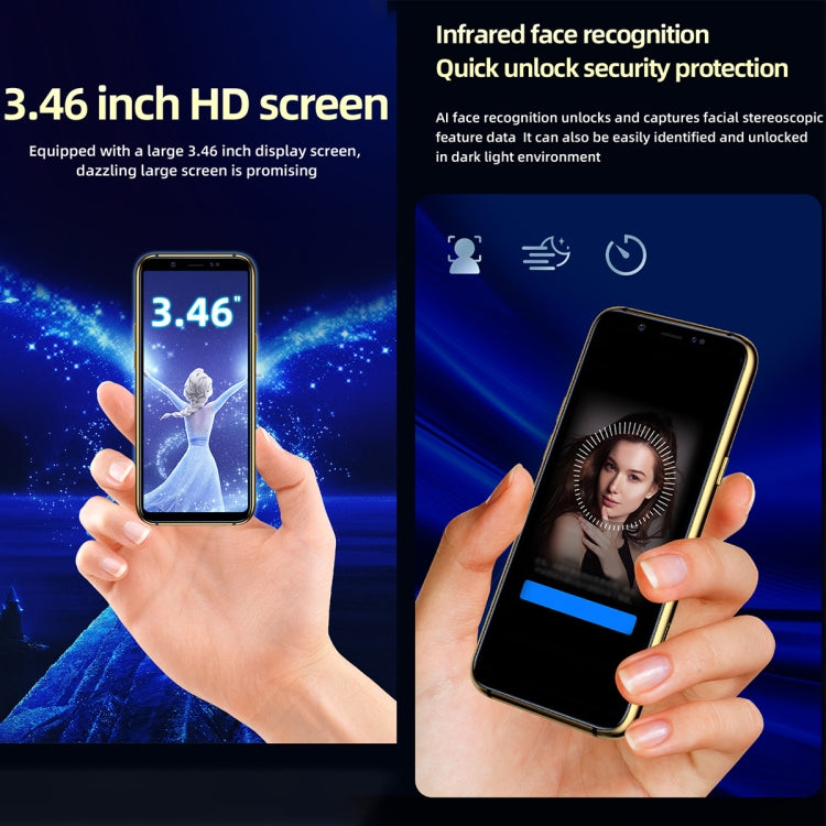 SOYES X60, 3GB+64GB, Infrared Face Recognition, 3.46 inch Android 6.0 MTK6737 Quad Core up to 1.1GHz, BT, WiFi, FM, Network: 4G, GPS, Dual SIM (Blue) - SOYES by SOYES | Online Shopping South Africa | PMC Jewellery