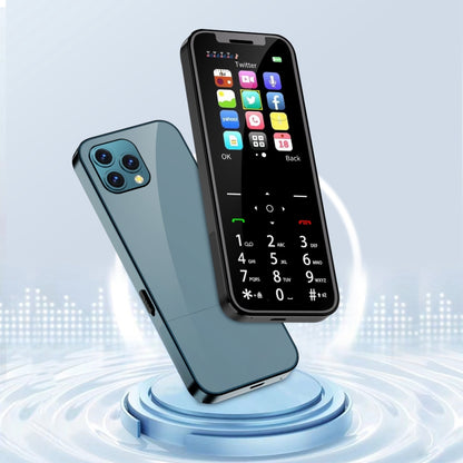 SERVO X4 Mini Mobile Phone, English Key, 2.4 inch, MTK6261D, 21 Keys, Support Bluetooth, FM, Magic Sound, Auto Call Record, Torch, Blacklist,GSM, Quad SIM (Black) - SERVO by SERVO | Online Shopping South Africa | PMC Jewellery