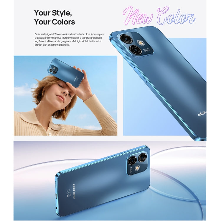 Ulefone Note 16 Pro, 8GB+128GB, Dual Back Cameras, Face ID & Side Fingerprint Identification, 4400mAh Battery, 6.52 inch Android 13 Unisoc T606 OctaCore up to 1.6GHz, Network: 4G, Dual SIM, OTG(Blue) - Ulefone by Ulefone | Online Shopping South Africa | PMC Jewellery | Buy Now Pay Later Mobicred