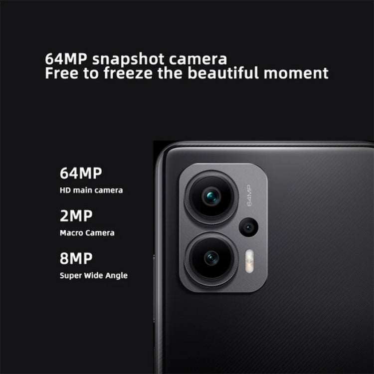 Xiaomi Redmi Note 12T Pro 5G,  64MP Camera, 8GB+128GB, Triple Back Cameras, 5080mAh Battery, 6.6 inch MIUI 14 MediaTek Dimensity 8200-Ultra Octa Core up to 3.1GHz, Network: 5G, Dual SIM, NFC, IR(Black) - Xiaomi Redmi by Xiaomi | Online Shopping South Africa | PMC Jewellery