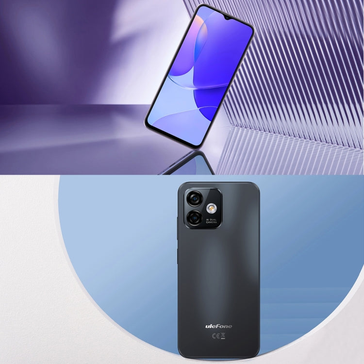 [HK Warehouse] Ulefone Note 16 Pro, 8GB+256GB, Dual Back Cameras, Face ID & Side Fingerprint Identification, 4400mAh Battery, 6.52 inch Android 13 Unisoc T606 Octa Core up to 1.6GHz, Network: 4G, Dual SIM, OTG (Black) - Ulefone by Ulefone | Online Shopping South Africa | PMC Jewellery