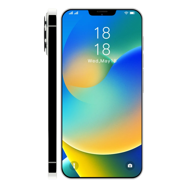 i13 ProMax, 1GB+8GB, 6.1 inch Drop Notch Screen, Face Identification, Android 6.0 MTK6580P Quad Core, Network: 3G, Dual SIM(White) -  by PMC Jewellery | Online Shopping South Africa | PMC Jewellery | Buy Now Pay Later Mobicred