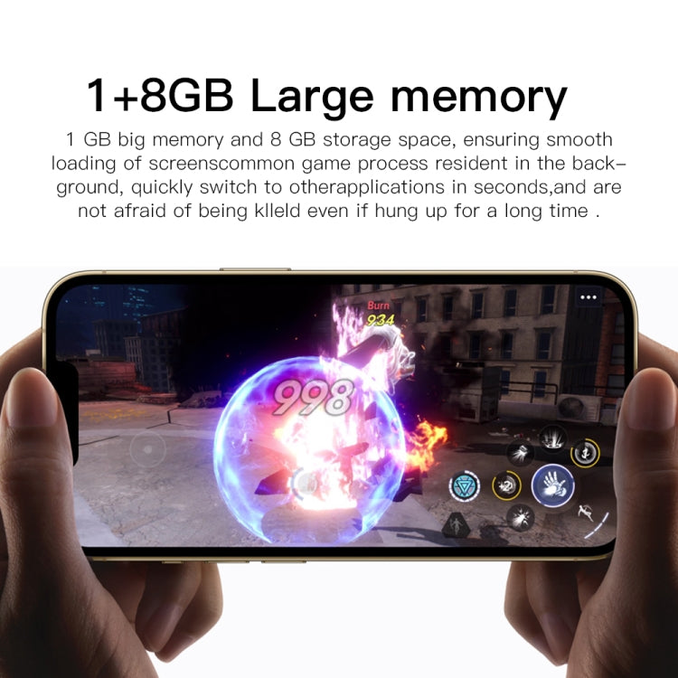 i13 ProMax, 1GB+8GB, 6.1 inch Drop Notch Screen, Face Identification, Android 6.0 MTK6580P Quad Core, Network: 3G, Dual SIM(White) -  by PMC TechLife | Online Shopping South Africa | PMC TechLife | Buy Now Pay Later Mobicred