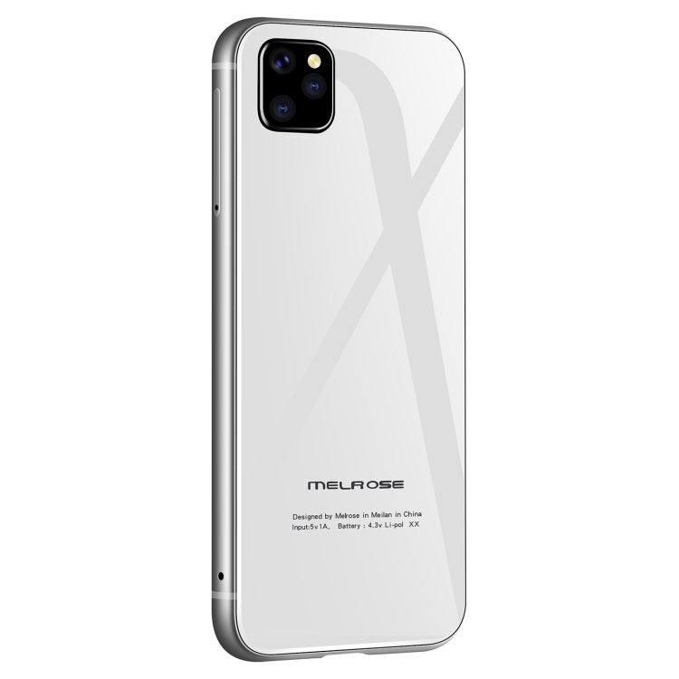 MELROSE 2019, 1GB+8GB, Face ID & Fingerprint Identification, 3.4 inch, Android 8.1 MTK6739V/WA Quad Core up to 1.28GHz, Network: 4G, Dual SIM, Support Google Play(White) - Melrose by PMC Jewellery | Online Shopping South Africa | PMC Jewellery