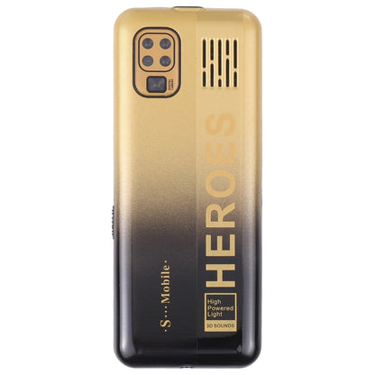 W23 Elder Phone, 2.2 inch, 800mAh Battery, 21 Keys, Support Bluetooth, FM, MP3, GSM, Triple SIM (Gold) - Others by PMC Jewellery | Online Shopping South Africa | PMC Jewellery