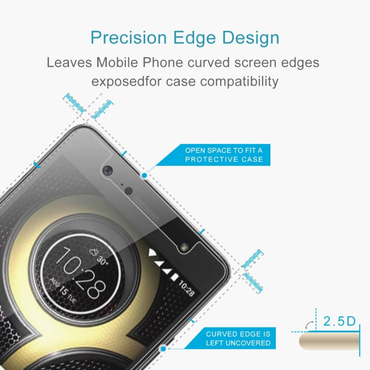 0.26mm 9H 2.5D Tempered Glass Film for Lenovo K8 Plus - For Lenovo by DIYLooks | Online Shopping South Africa | PMC TechLife | Buy Now Pay Later Mobicred