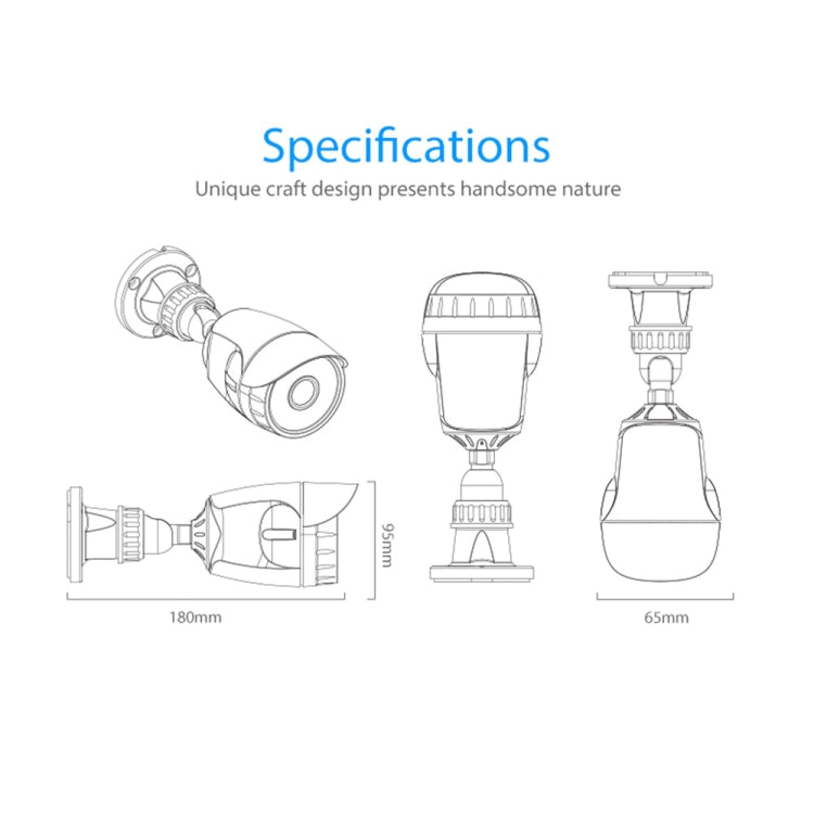 NEO NIP-56AI Outdoor Waterproof WiFi IP Camera, with IR Night Vision & Mobile Phone Remote Control - Waterproof Camera by PMC TechLife | Online Shopping South Africa | PMC TechLife