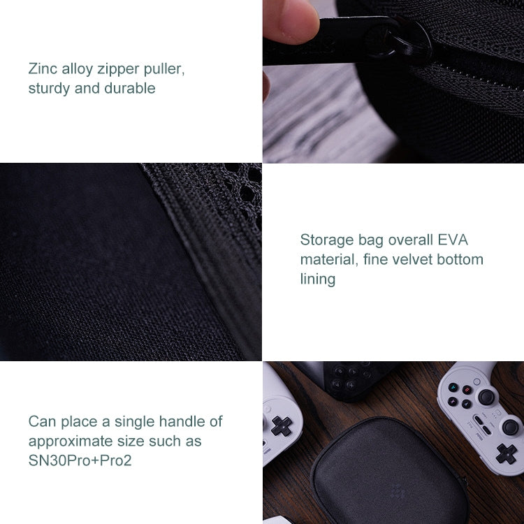 8Bitdo Gamepad Storage Bag for SN30 PRO 2 / SN30 PRO+(Black) - Other Accessories by 8BitDo | Online Shopping South Africa | PMC TechLife | Buy Now Pay Later Mobicred