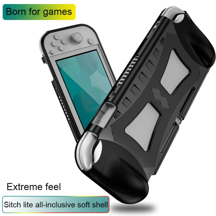 TPU Soft Protective Shell Drop Resistance for Nintendo Switch Lite(Blue) - Cases by PMC TechLife | Online Shopping South Africa | PMC TechLife