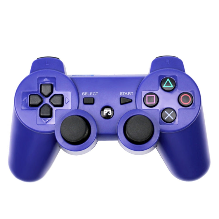 Snowflake Button Wireless Bluetooth Gamepad Game Controller for PS3(Blue) - Gamepads by PMC Jewellery | Online Shopping South Africa | PMC Jewellery