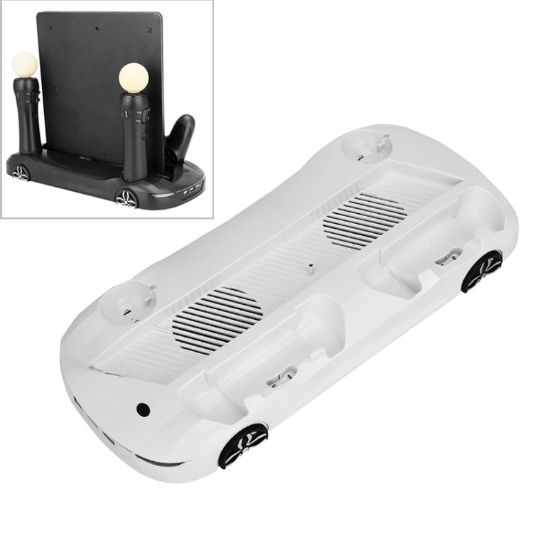 Multi-function Host Machine Dissipate Heat Charging Base Holder for PS4 Pro / Slim(White) - free shipping - PMC TechLife - Order now!