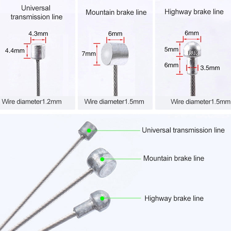 7 in 1 Universal PVC Bicycle Variable Speed Cable Tube Set(Blue) - Bicycle Brake Parts by PMC TechLife | Online Shopping South Africa | PMC TechLife | Buy Now Pay Later Mobicred