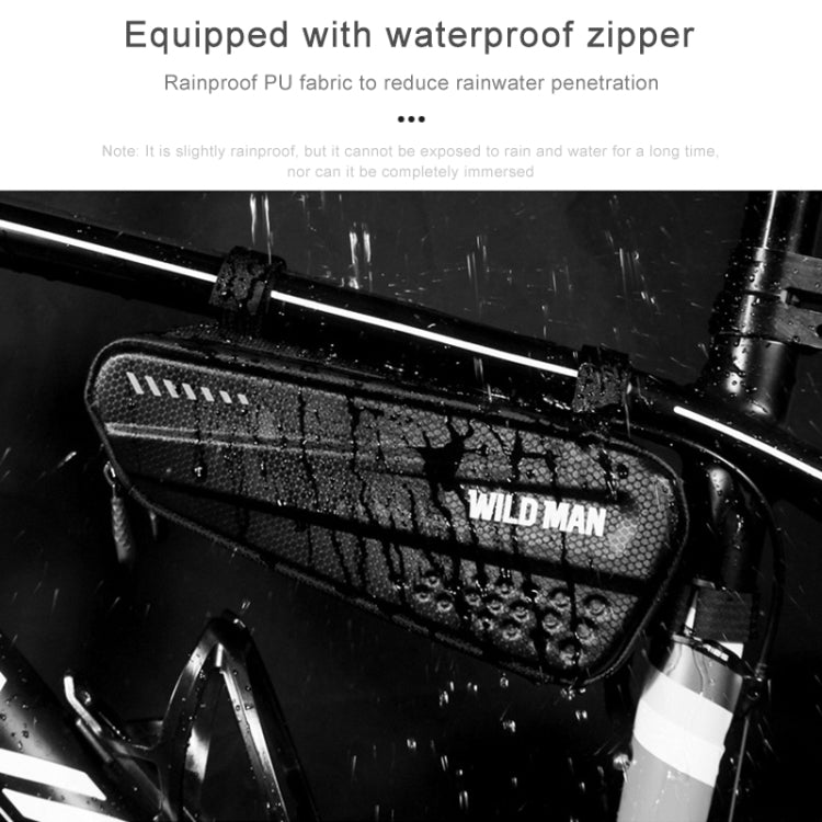 WILD MAN ES4 1.2L Hard Bicycle Bags Rainproof Road Bicycle Frame Bag Triangle Bag - free shipping - PMC TechLife - Order now!