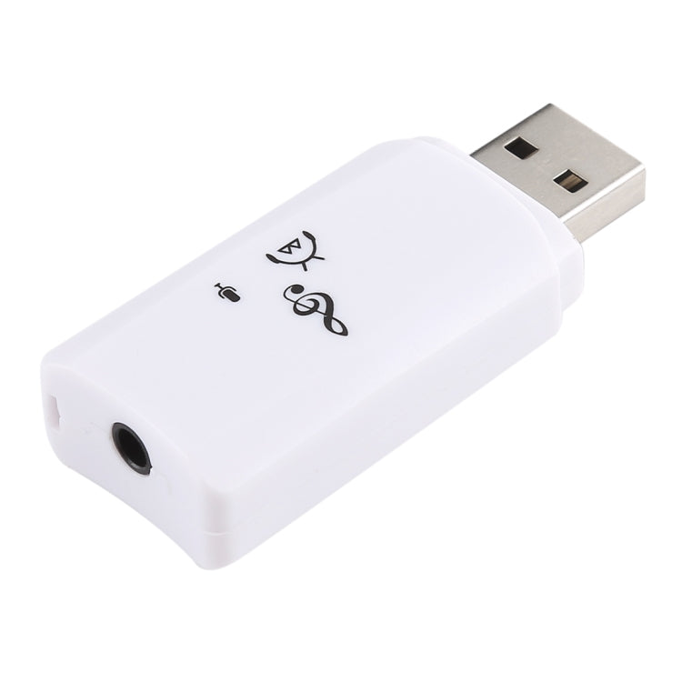 2 in 1 USB Bluetooth Dongle + Audio Receiver Adapter(White) - Audio Receiver Transmitter by PMC Jewellery | Online Shopping South Africa | PMC Jewellery