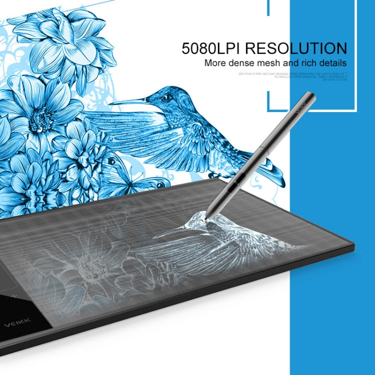 VEIKK A30 10x6 inch 5080 LPI Smart Touch Electronic Graphic Tablet, with Type-c Interface - free shipping - PMC TechLife - Order now!