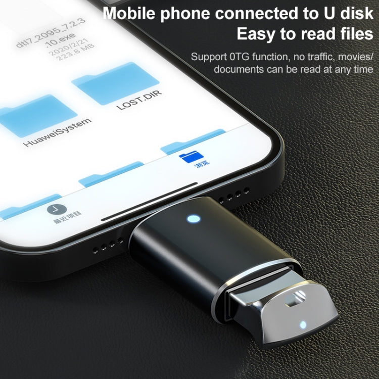 8 Pin OTG Adapter (Silver) - Converter & Adapter by PMC TechLife | Online Shopping South Africa | PMC TechLife