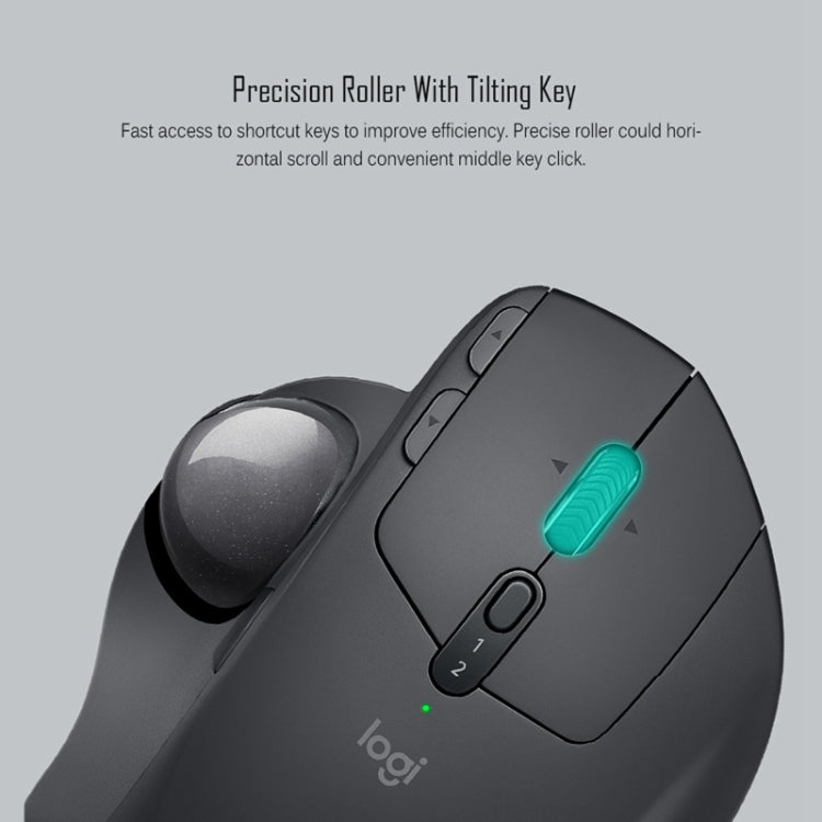 Logitech MX ERGO 440DPI Bluetooth + Unifying Dual-mode Wireless Trackball Optical Mouse(Black) - free shipping - PMC TechLife - Order now!