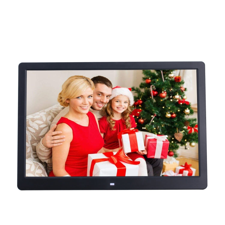 15-inch Digital Photo Frame Electronic Photo Frame Ultra-narrow Side Support 1080P Wall-mounted Advertising Machine(Black) - free shipping - PMC TechLife - Order now!
