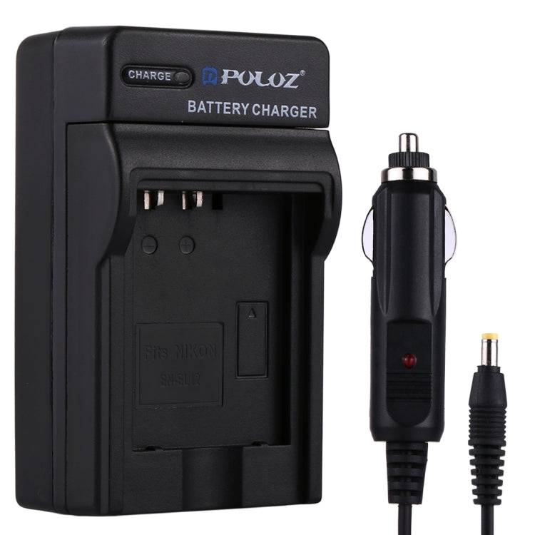 PULUZ Digital Camera Battery Car Charger for Nikon EN-EL12 Battery - Battery Car Charger by PULUZ | Online Shopping South Africa | PMC TechLife | Buy Now Pay Later Mobicred