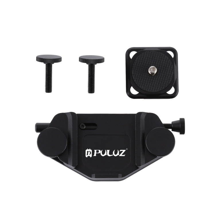 PULUZ Capture Camera Clip CNC Aluminum Alloy Quick Release Clip with Plate (Black) - free shipping - PMC TechLife - Order now!