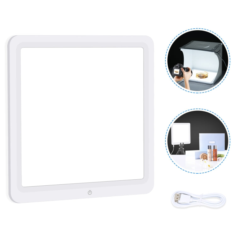 PULUZ 20cm LED Shadowless Light Pad for Photo Studio Box - free shipping - PMC TechLife - Order now!