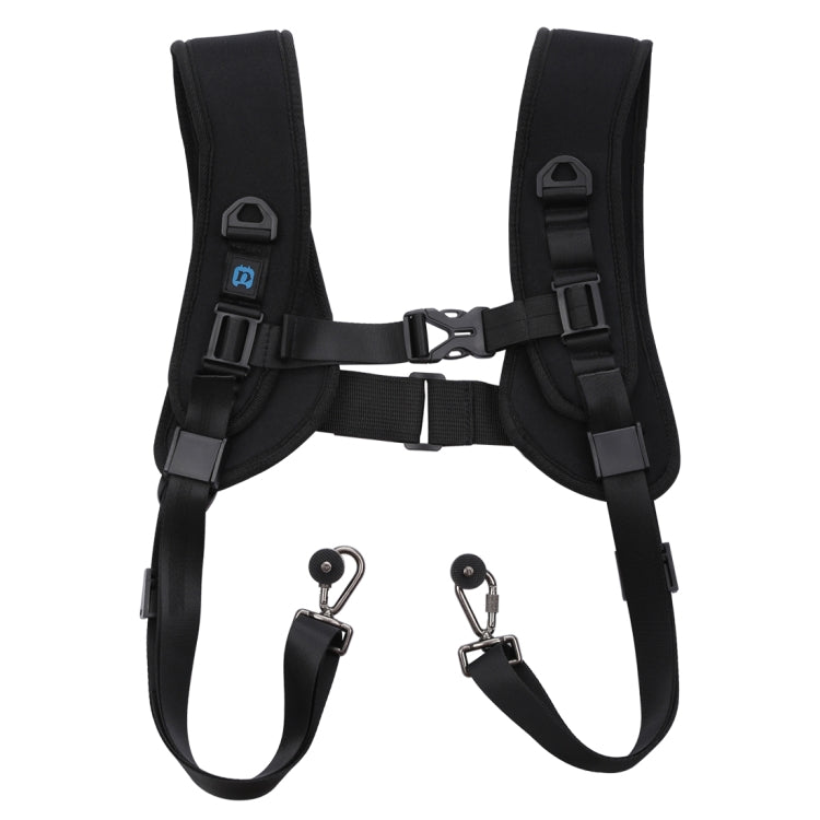 PULUZ Quick Release Double Shoulder Harness Soft Pad Decompression Foam Strap Belt for DSLR Digital Cameras - Camera Strap by PULUZ | Online Shopping South Africa | PMC TechLife | Buy Now Pay Later Mobicred