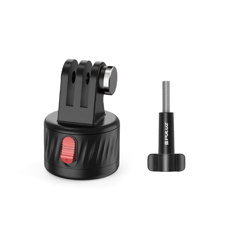 PULUZ Action Camera 1/4 inch Magnetic Base Adapter (Black) - Connection Mount by PULUZ | Online Shopping South Africa | PMC Jewellery