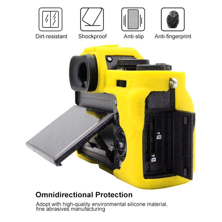 PULUZ Soft Silicone Protective Case for FUJIFILM XT3(Yellow) - Protective Case by PULUZ | Online Shopping South Africa | PMC TechLife | Buy Now Pay Later Mobicred