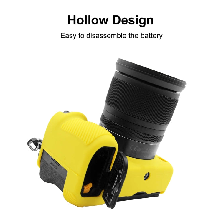 PULUZ Soft Silicone Protective Case for Nikon Z6 II(Yellow) - Protective Case by PULUZ | Online Shopping South Africa | PMC TechLife | Buy Now Pay Later Mobicred