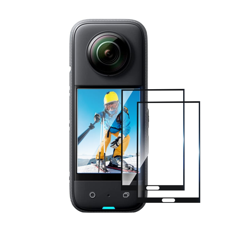 For Insta360 X3 PULUZ 2pcs Curved  HD Screen Film(Transparent) - Protective Film & Stickers by PULUZ | Online Shopping South Africa | PMC TechLife | Buy Now Pay Later Mobicred