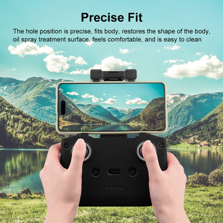 PULUZ Shockproof Anti-scratch Silicone Case For DJI Mini 3 / 3 Pro / Mavic 3 / Air 2S / Mini 2 Remote Control (Black) - Case & Bags by PULUZ | Online Shopping South Africa | PMC TechLife