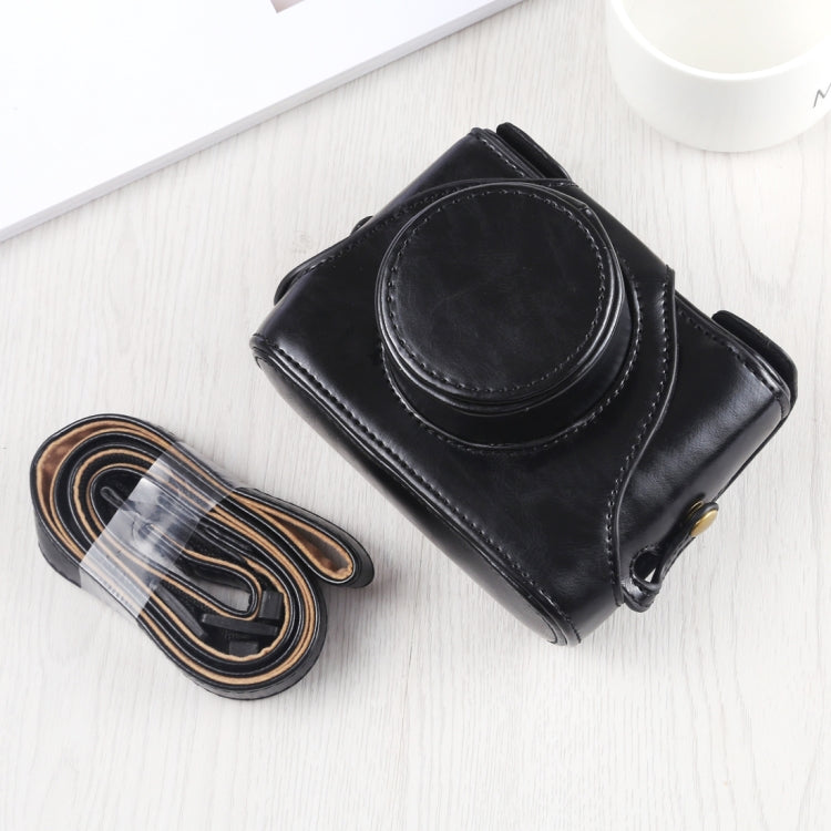 Full Body Camera PU Leather Case Bag with Strap for FUJIFILM X10 / X20(Black) - Leather Bag by PMC TechLife | Online Shopping South Africa | PMC TechLife