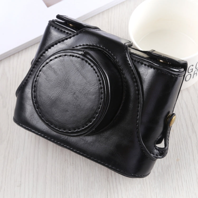 Full Body Camera PU Leather Case Bag with Strap for FUJIFILM X10 / X20(Black) - Leather Bag by PMC TechLife | Online Shopping South Africa | PMC TechLife