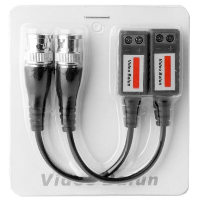 2 PCS 1 Channel Passive Video Transceiver(Grey) - Video Balun by PMC Jewellery | Online Shopping South Africa | PMC Jewellery