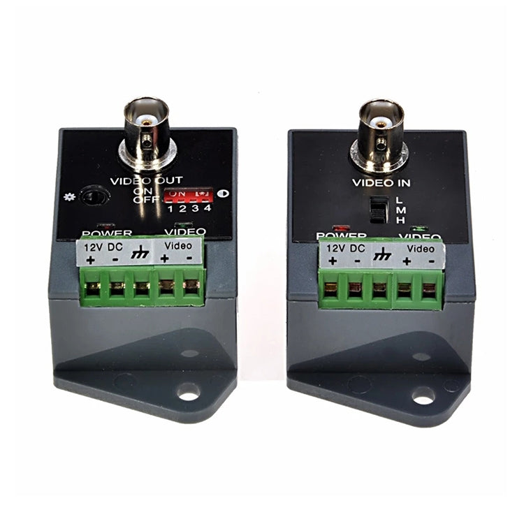 Active CCTV UTP Twisted Pair Video Balun Transmitter and Receiver - Video Balun by PMC TechLife | Online Shopping South Africa | PMC TechLife