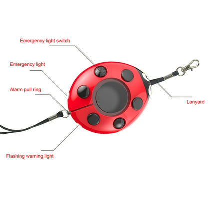 Ladybug Personal Alarm, Self-defense Defend Wolf, Mini Alarm for Girl and Kids(Red) - Anti-lost Alarm by PMC Jewellery | Online Shopping South Africa | PMC Jewellery